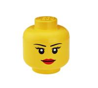 LEGO Tête de Rangement Empilable Fille Jaune L - 40321725