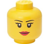 LEGO Tête de rangement STORAGE HEAD GIRL S 2 litres jaune