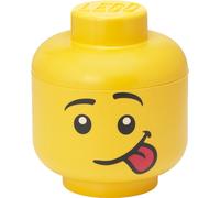 LEGO Tête de rangement STORAGE HEAD SILLY S 2 litres jaune