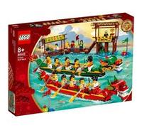 LEGO Dragon Boat Race - Stage Dragon Boat Race and Paddle for Victory !