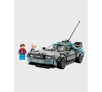 LEGO Speed Champions La Machine à Remonter Le Temps de Retour vers Le Futur - Jouet Voiture - Maquette avec Minifigurines de Doc Brown & Marty McFly - Cadeau pour Garçon, Fille & Fans dès 9 Ans 77256