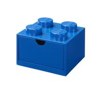 LEGO Petite brique de rangement - 1 tiroir, 4 picots - Bleu