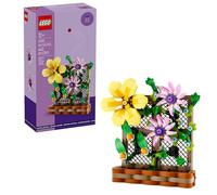 LEGO Treillis de fleurs 40683 - Ensemble de décoration d'intérieur florale printanière avec fleurs vives et détails en treillis pour enfants et adultes (440 pièces)
