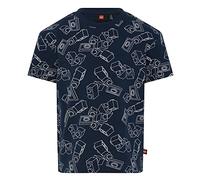 LEGO Unisex T-Shirt mit AOP Print 100% Organic Cotton LWTaylor 208, 590 Dark Navy, 116 Mixte