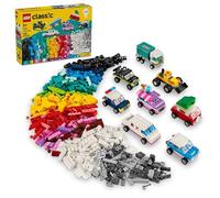 Lego Véhicules créatifs Classiques 11036, kit de Construction en Brique colorée avec Camion de crème glacée, Jouet de Voiture de Police, Voitures de Ville et Plus Encore