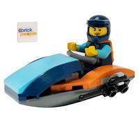 LEGO Ville : Mini figurine Water Explorer avec scooter aquatique