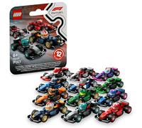 LEGO Voitures F1 à Collectionner - Boîte mystère de 1 Maquette de Mini-Voiture sur 12 véhicules de Collection avec Casques & Roues Mobiles - Equipes Formule 1 Dont Ferrari, Mercedes & Red Bull 71049