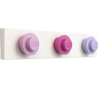 LEGO WALL HANGER RACK 3 crochets rose clair/rose/lavande