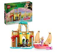 LEGO Wicked Glinda, Elphaba & Nessarose à l’Université de Shiz - Set avec Un Voilier et 3 Mini-poupées - Cadeau Enfants