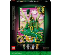 LEGO Set de construction 3D Wicked 75685 – Tableau d’Emerald City, maquette pour adulte