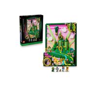 LEGO Wicked 75685 Tableau d'Emerald City - Set de Construction 3D pour Adulte - Maquette