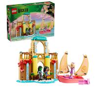 LEGO Wicked Glinda, Elphaba et Nessarose à l'université de Shiz, voilier et 3 figurines, bateau jouet, cadeau pour les filles et garçons de 7 ans et plus qui aiment les maisons de poupées 75681