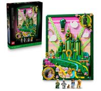 LEGO Wicked 75685 Tableau d’Emerald City - Set de Construction 3D pour Adulte - Maquette