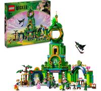 LEGO Wicked Welcome to Emerald City, jouet créatif pour bébé, tour à construire avec minidolls, idée cadeau pour 9 ans, pour fille, garçon et fans de maison de poupée, 75684