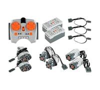 LegoHuangg Power Functions Kit de 12 Accessoires électriques pour Jouets Comprenant télécommande, boîte à Piles, servomoteur, Moteur et câble d’Extension, Compatible avec de Nombreux modèles.