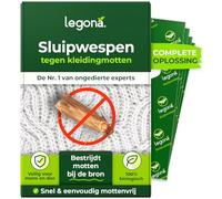 Legona Trichogramma Mites des vêtements - 5 Cartes à 5 livraisons - Anti-Mites Naturel - Produit performant Contre Les Mites