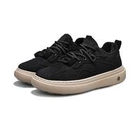 Legou Baskets décontractées pour homme - Doublure en duvet - Chaussures de skate à lacets confortables et tendance, Noir , 40 2/3 EU