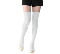 Legou Collants fins pour femme, Blanc., taille unique grande taille