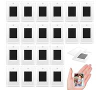 Legpador 20 PCS Cadre Photo Magnetique Aimanté, Magnet Frigo Personnalisable, Porte Photo Magnetique, Aimant Frigo Personnalisable, Petit Aimant Frigo Photo, pour Réfrigérateur et Cadeaux de Famille