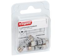 Legrand Fusibles avec voyant 10 A 8.5x31 mm Lot de 3