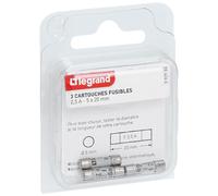 Legrand - Cartouches fusibles pour appareils électroniques - 5x20mm - 2,5A