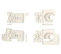 Legrand 001969 Pattes de Fixation Murale pour Coffrets Étanches Plexo et Coffrets P17