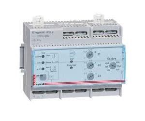Legrand 003821 Gestionnaire Modulaire pour Chauffage Électrique Fil Pilote pour 3 Zones, 6 Modules