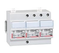 Legrand Parafoudre 003953 pour tableau d'abonné - Type 2 Imax 12 kA/pôle - 3P+N, 6 modules, blanc