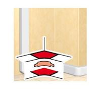 Legrand 010605 Angle intérieur 85 à 95° pour goulotte DLP mono 50x105 - blanc