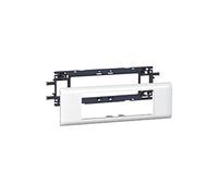 Legrand 010956 DLP Monobloc Mosaic Support pour Goulotte avec Couvercle, 65mm, 6 Modules