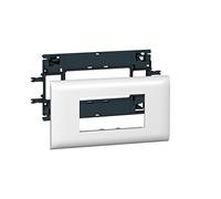 Legrand 010994 DLP Monobloc Mosaic Support pour Goulotte avec Couvercle, 85mm, 4 Modules