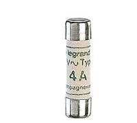 Legrand Cartouche industrielle cylindrique Type M 012004 – 8,5 x 32 mm, 4 A, sans voyant