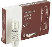 Legrand 013302 Type G Cartouche Industrielle Cylindrique sans Voyant, 10mmx38mm, 2A