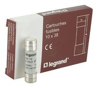 Legrand 013410 Type G Cartouche Industrielle Cylindrique avec Voyant, 10mmx38mm, 10A