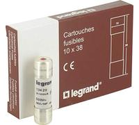 Legrand 013425 Type G Cartouche Industrielle Cylindrique avec Voyant, 10mmx38mm, 25A