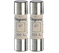 Legrand 014340 Type G Cartouche Industrielle Cylindrique sans Percuteur, 14mmx51mm, 40 A (Lot de 2)