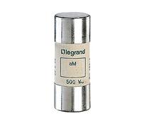 Legrand 015080 Type M Cartouche Industrielle Cylindrique sans Percuteur, 22mm x 58mm, 80A
