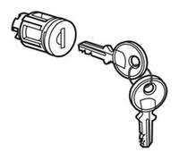 LEGRAND 020291 - BARILLET À CLÉ TYPE 405 - POUR PORTE MÉTAL OU VITRÉE XL3 - AVEC 1 JEU 2 CLÉS