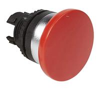 Legrand Tête coup de poing 023834 Osmoz à impulsion non lumineuse IP69 Ø40 mm Rouge