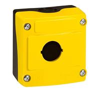 Legrand 024201 Boîte à Boutons Vide, Osmoz 1 Trou, Couvercle Jaune