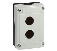 Boîte à boutons vide Osmoz 2 trous - gris