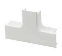 Goulotte Legrand dérivation en t à plat moulure legrand dlplus 20x12.5 blanc