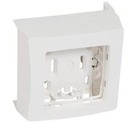 Cadre Appareillage saillie 1 poste pour pose sur moulure DLPlus épaisseur 16mm - blanc