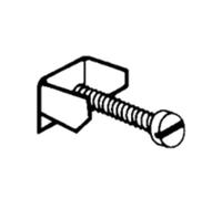 Legrand 031796 Griffes avec Vis et Écran pour Boîte Batibox Béton