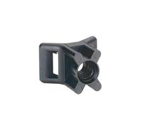 Base de collier de serrage Legrand noire 22mm x 14mm, 100 pièces