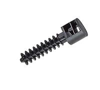 Legrand 031958 Embase Protégée Ultraviolets à Cheville, Écartement Mural Pour Perçage, Ø8mm, Noir