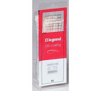 Legrand 032061 Collier Colring à Denture Intérieure avec Identification, 2.4mm Largeur, Longueur à Plat 95mm