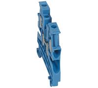 Legrand 037109 Bloc de Jonction de Passage à Vis Viking3 avec 1 Jonction, 2 Entrées, 2 Sorties, Sorties 4mm², Pas 6mm, Bleu