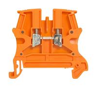 Legrand 037120 Bloc de Jonction de Passage à Vis Viking3 avec 1 Jonction, 1 Entrée, 1 Sortie, Sorties 2.5mm², Pas 5mm, Orange