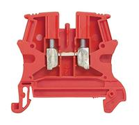 Legrand - Bloc de jonction Viking3 à vis - 1 jonction 1 entrée/1 sortie 4 mm² pas 6 mm Rouge